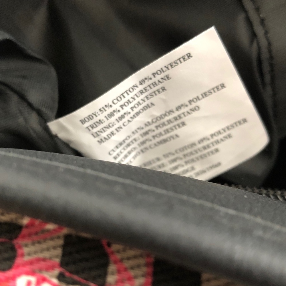 Luv Betsey Betsey Johnson Black & White Gingham & Red Cherry Print Tote Bag NWT - Picture 15 of 16